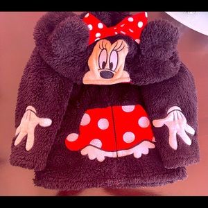 Disney Minnie Mouse hoodie fleece jacket